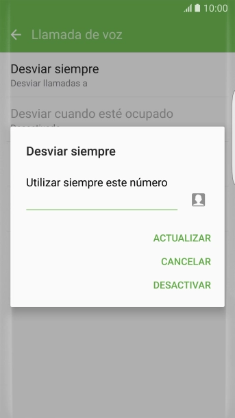 Pulsa DESACTIVAR.