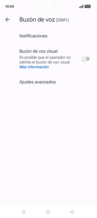 Pulsa Ajustes avanzados.