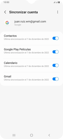 Pulsa la tecla de inicio para terminar y regresar a la pantalla de inicio.