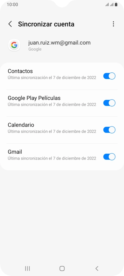 Pulsa la tecla de inicio para terminar y regresar a la pantalla de inicio.