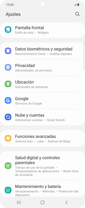 Pulsa Datos biométricos y seguridad.