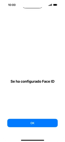 Pulsa OK. Si no has añadido anteriormente un código de seguridad, tendrás que introducir un código de libre elección dos veces consecutivas.