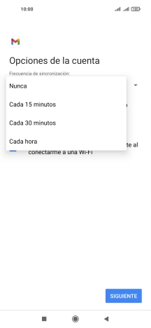 Pulsa el ajuste deseado.
