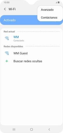 Pulsa Avanzado.