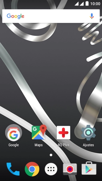 Desliza dos dedos hacia abajo desde la parte superior de la pantalla.