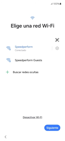 Pulsa Siguiente.