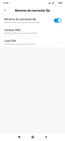 Pulsa el indicador junto a 