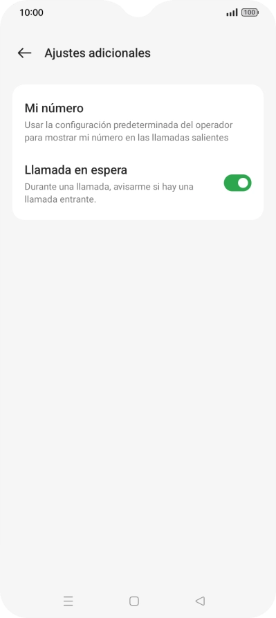 Pulsa el indicador junto a 
