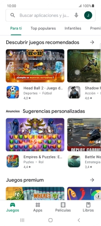 Pulsa el icono de perfil.
