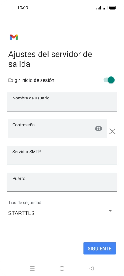 Pulsa el indicador junto a 