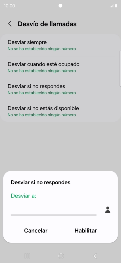Introduce +34600132000 y pulsa Habilitar.