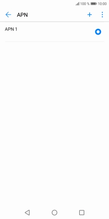 Pulsa el icono de nueva conexión de datos.