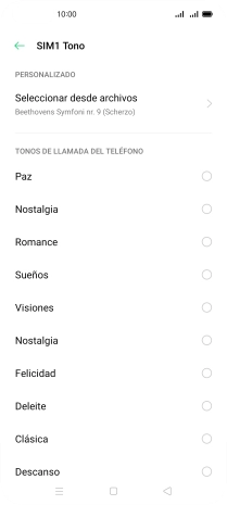 Pulsa la tecla de inicio para terminar y regresar a la pantalla de inicio.