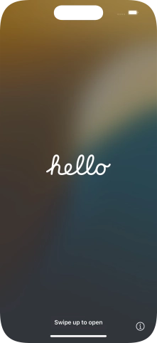 Desliza el dedo hacia arriba desde la parte inferior de la pantalla. Desliza el dedo hacia arriba desde la parte inferior de la pantalla.