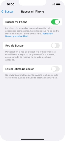 Pulsa el indicador junto a 