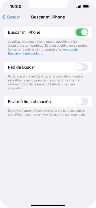 Pulsa el indicador junto a 