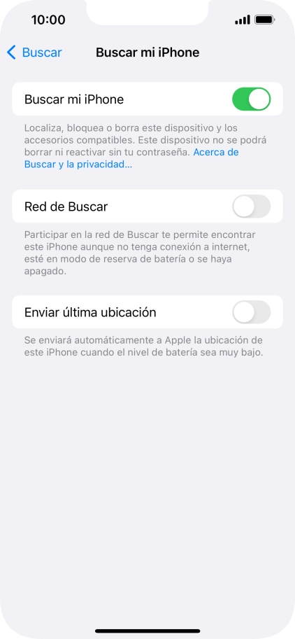 Pulsa el indicador junto a 