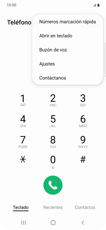 Pulsa Ajustes.