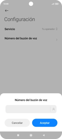 Introduce 22177 y pulsa Aceptar.