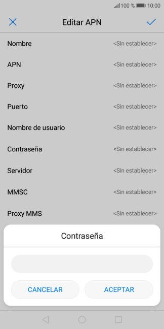 Introduce wap125 y pulsa ACEPTAR.