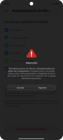 Pulsa Siguiente.