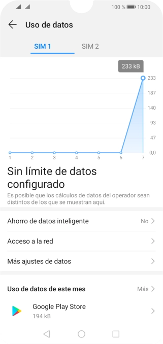 Pulsa la tarjeta SIM deseada.