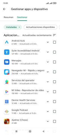 Pulsa la app deseada. Pulsa la app deseada.