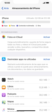 Pulsa la app deseada.