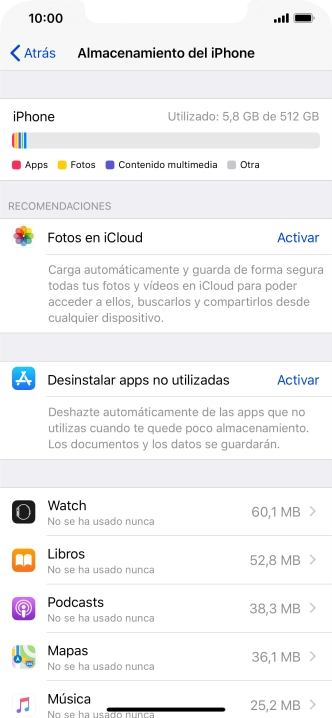 Pulsa la app deseada.