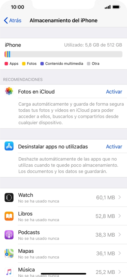 Pulsa la app deseada.