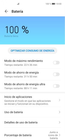 Pulsa el indicador junto al ajuste deseado para activar la función. Pulsa el indicador junto al ajuste deseado para activar la función.