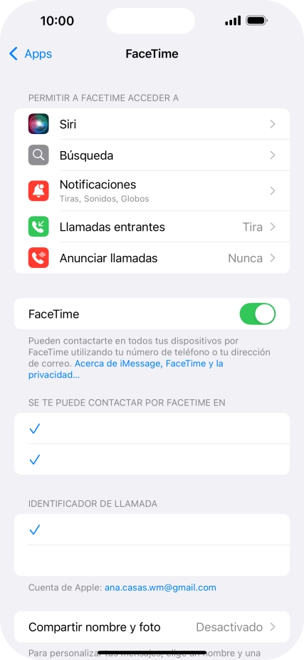 Pulsa el indicador junto a 