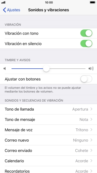 Pulsa Tono de llamada.