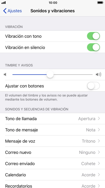 Pulsa Tono de llamada.
