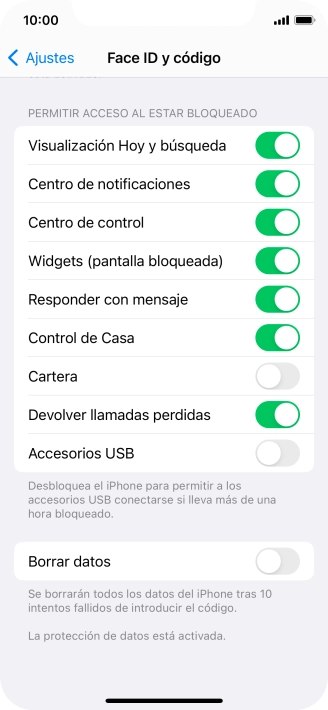 Pulsa el indicador junto a 