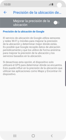 Pulsa el indicador junto a Pulsa el indicador junto a