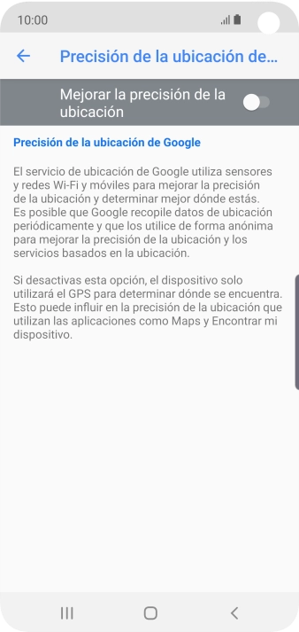 Pulsa el indicador junto a Pulsa el indicador junto a