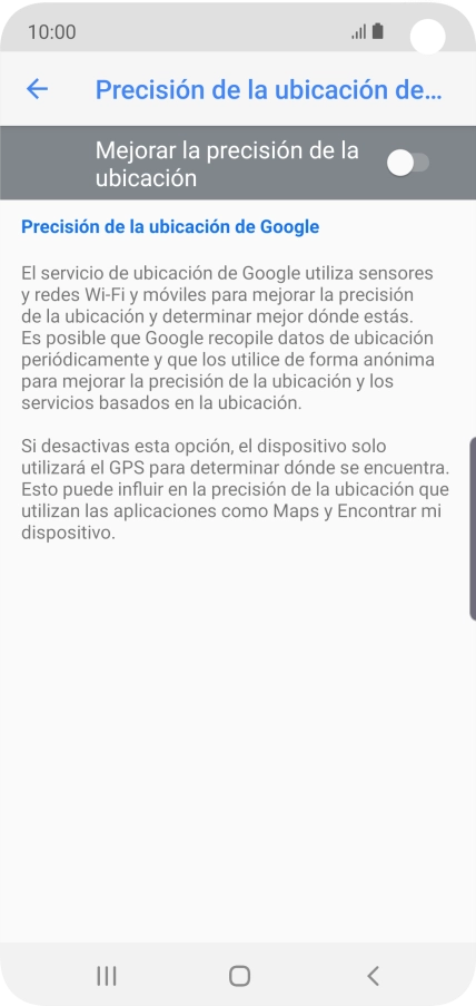 Pulsa el indicador junto a Pulsa el indicador junto a