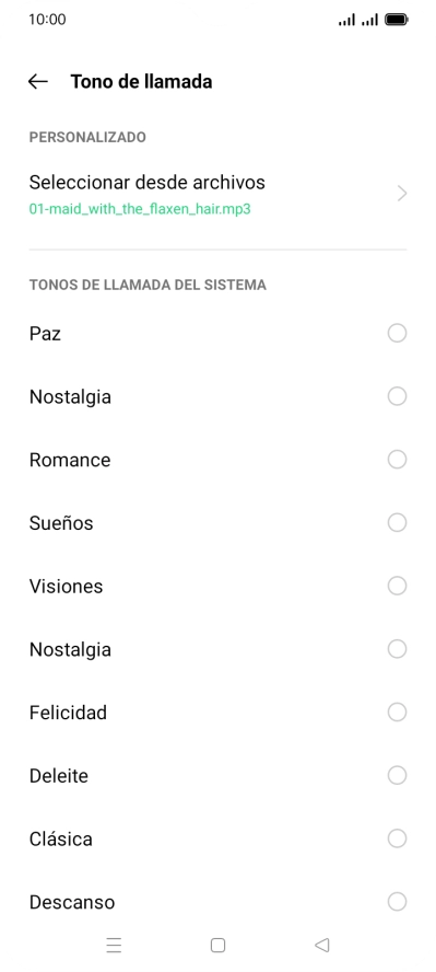 Pulsa la tecla de inicio para terminar y regresar a la pantalla de inicio.