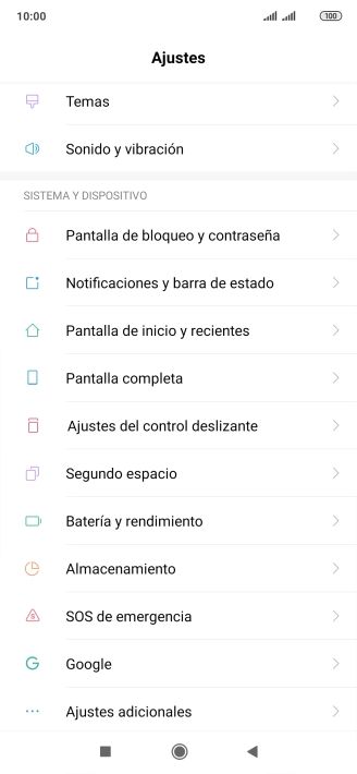 Pulsa Sonido y vibración.