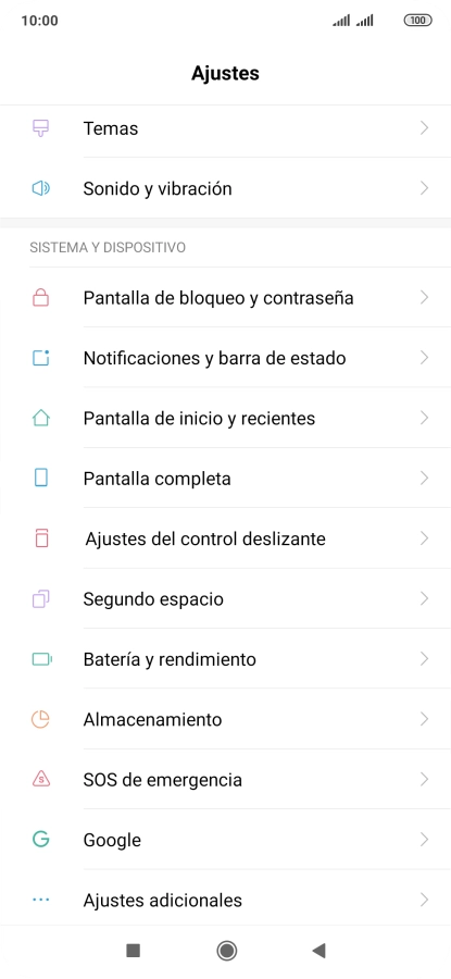 Pulsa Sonido y vibración.
