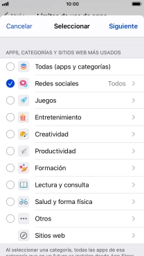 Pulsa Siguiente.