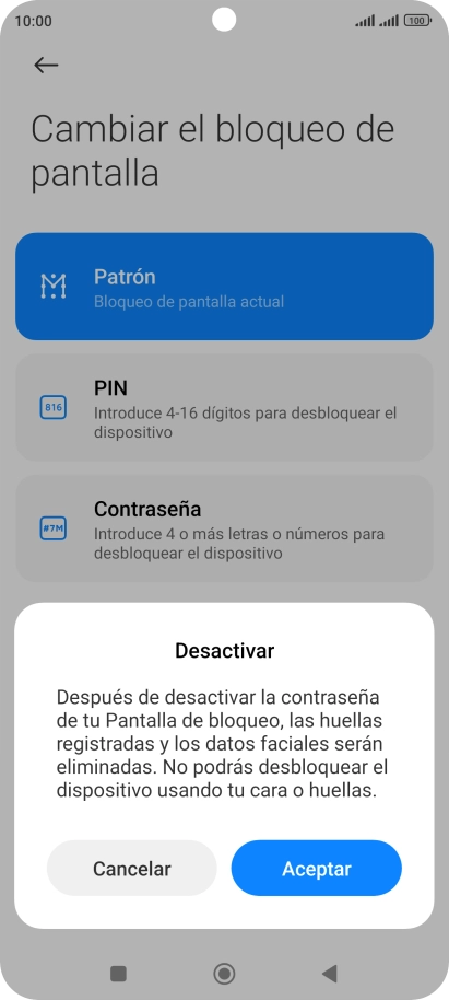 Pulsa Aceptar. Pulsa Aceptar.