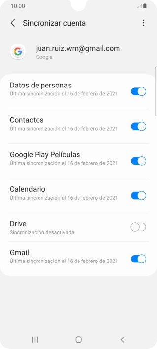 Pulsa la tecla de inicio para terminar y regresar a la pantalla de inicio.