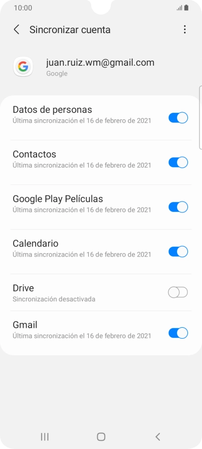 Pulsa la tecla de inicio para terminar y regresar a la pantalla de inicio.