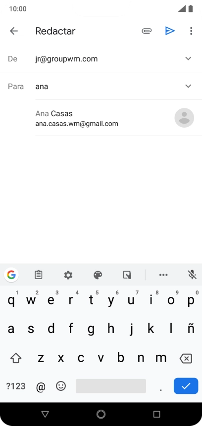 Pulsa el contacto deseado.