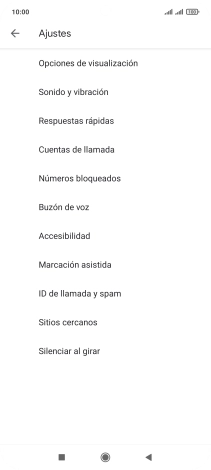 Pulsa Buzón de voz.