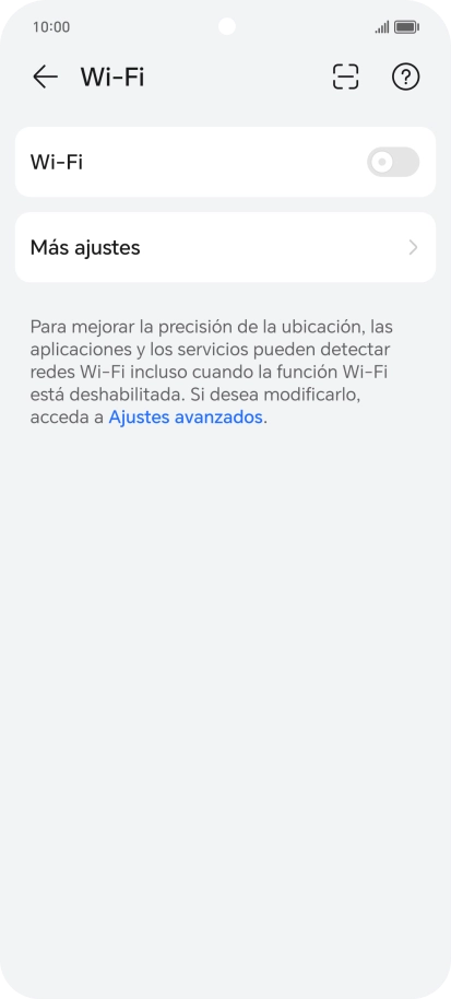 Pulsa el indicador junto a 