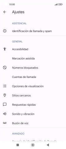 Pulsa Cuentas de llamada.