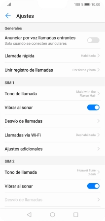 Pulsa Ajustes adicionales.